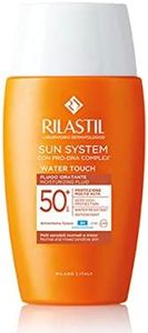 Rilastil Sun System Water Touch Fluido Comfort, Fluido Solare Idratante Viso, Effetto Setoso e Matt, SPF 50+, per Tutti i Tipi di Pelle, Confezione da 50 ml