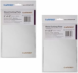 CraftFIRST Metal Cutting Plate, 2 Packs, Compatible with Gemini Junior Die Cutting & Embossing Machine and Logia A5 Die Cutting Machine