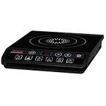 Tefal Everyday Induction Portable Hob, integrated timer, 6 pre-set functions, 9 power levels from 450W to 2100W, Black, IH201840, 13.46 x 10.87 x 2.2 cm