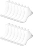 Hanes Men's Ankle Socks, 14 Pairs, 