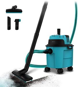 Cecotec Aspirador de Sólidos y Líquidos de 10 L Conga Rockstar Wet & Dry Compact. 1000 W, 18 kPa, Doble función: Aspirador y Soplador, Ultraligero y Compacto, Ruedas, Radio de Acción 5m
