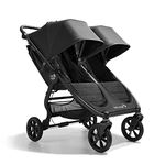 Baby Jogger City Mini GT2 Double All-Terrain Double Pushchair | Lightweight, Foldable Stroller | Opulent Black