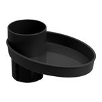 Drolasa Car Seat Snack Tray Cup Holder Snack Tray for Car Kids Car Cup Holder Tray Kids Car Seat Travel Tray Black