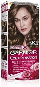 Garnier Color Sensation - Tinte Permanente Castaño Luminoso 5.0, disponible en más de 20 tonos