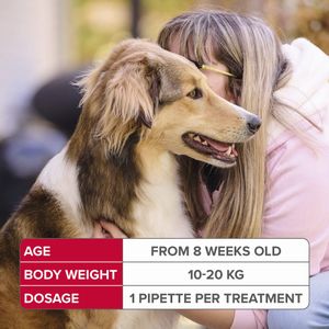Beaphar FIPROtec Flea & Tick Treatment for Medium Dogs