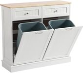 LOUVIXA Tilt Out Trash Can Cabinet 