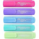 faber motoart pastel highlighter- set of 5 with hauser xo pen free - Multicolor