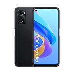 OPPO A76 Smartphone, Qualcomm Snapdragon 680, 90Hz screen, 13MP+2MP rear camera, 8MP front camera, RAM 4GB + ROM 128GB, 5000mAh 33W Supervooc, (UK Version), Black, 6.56“