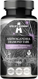 Ashwagandha Extract 568 mg per Tablet, 100 Vegan Tablets, 400 Servings per Package, Withania somnifera extract contains 7% withanolides, Support memory and concentration, by Apollo's Hegemony