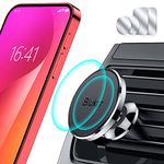 Blukar Car Phone Holder Magnetic Air Vent Car Phone Mount Cradle-360° Rotable and Case Friendly for iPhone15 14 13 12 11 Pro Max XS XR X Galaxy etc.