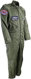 Kombat UK Kid's Flight Suit, Olive Green, 5-6 Years (Chest:76cm)