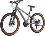 SPATIAL Mountain Bike, 24/26/27.5/29 inch Outdoor Cycling Bike,21 Speed/Lightweight Aluminum Frame | Dual Disc Brakes,Adjustable Ergonomic Seat for Men Women Adult,MTB Bicycle with Suspension Fork