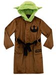 Star Wars Boys Robes | Yoda Kids Fleece RobeBrown Size 14