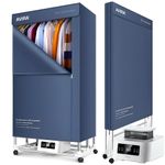 Avira Electric Cloth Dryer Machine 2000W | Foldable & Portable Drying Stand with Remote Control | Large Capacity, Energy-Efficient Indoor Clothes Dryer for Home Use | Compact & Quick Drying Machine