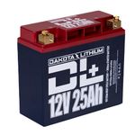 Dakota Lithium – 12V 25Ah LiFePO4 Deep Cycle Battery – 11 Year USA Warranty 2000+ Cycles – Perfect for Ice Fishing, Fish Finders, and More