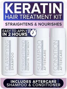 NYK1 StraightBond Keratin Hair Treatment Kit (with Aftercare Set) Genuine Brazilian Keratin Treatment Kit For Straight, Frizz-Free, Smooth, Humid Resistant Hair Lasting 4 months - Formaldehyde-Free