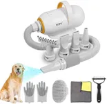 ROPO Dog Dryer Pet Dryer Dog Grooming Dryer, pet Hair Dryer,Dog Hair Dryer,High Power Intelligent Digital Screen Display Dog Water Blower Adjustable Speed and Temperature (White, SE01)