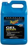 Meguiar's Boat Wash Gel - Biodegradable Boat Wash Soap - Lifts Boat Scum, Dirt, Salt Spray and Grime - Boat Cleaning Products - Super Rich and Concentrated Wash Gel for Boats - 3.8L