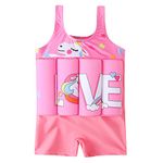 Kids Baby Boys Girls Float Suit with Adjustable Buoyancy Unicorn Floatation Swimsuit Floating Swimwear Bathing Suit Toddler Float Swim Vest with 8 Removable Buoyancy Sticks Pink Unicorn 2-3 Years