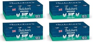 Butcher's Lean & Tasty Low Fat Dog Food, 12 x 390g (Pack of 4)