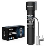 Waterdrop 15UB Under Sink Water Filter System, 60K Liters High Capacity Drinking Water Filtration System, with Dedicated Brushed Nickel Faucet, Reduce PFAS, PFOA/PFOS, Lead, Chlorine, Bad Taste