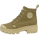 Palladium Women's Baggy Sneaker Boots, Green, 8 UK