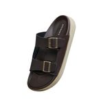 Neeman's PureWhoosh Flow Slides for Men | Waterproof Double-Buckle Sandals with Arch Support | Lightweight & Stylish Slides with Soft Contoured Footbed for Indoor & Outdoor Comfort