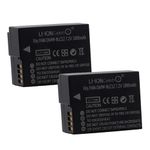 Li-ion Celeb DMW-BLC12 Replacement Battery（2 Pack） Compatible with Panasonic DMC-GH2【7.2V 1800mAh】 High Performance Compatible Camera Battery LICA 2023IR