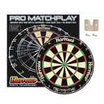 Harrows Dart Board Pro Matchplay I Dartboard Official Size I Darts Board with Ultra Thin Knife Wire for Maximum Scoring I Compatible with Dart Board Stand, Dart Board Lighting, Dartboard Cabinet