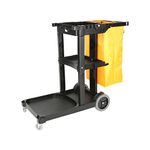 Standard Janitors Cart Black