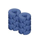 Master Massage Dignity & Luxury Microfiber Massage Table Face Cushion Cover 12piece/a Set (Blue)