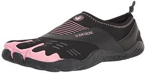 Body Glove Women's Cinch Water Shoe, Black/Prism Pink, 7