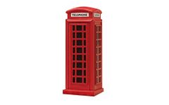 Hornby R8580 OO Gauge Telephone Kiosk - Model Railway Accessories, Miniature Diorama Scenery for Hornby Train Sets - Lifelike Train Telephone Kiosk Model - Scale 1:76, Red