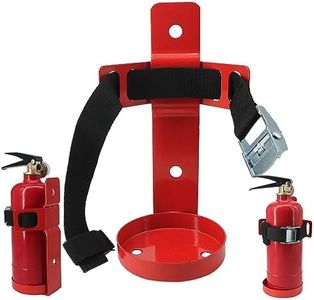 Fire Extinguisher Mount,Wall Hanging Bracket,Fire Extinguisher Holder for Home, Car, RV, Truck, Mini Fire Extinguishers (2.5LB red 1Pcs)