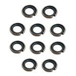 Impact Wrench Socket Retainer Retaining Ring Wrench Ring Replacement Ring Clip Impact Friction Ring Retaining Ring(10 Sets)