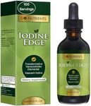 Go Nutrients Iodine Edge - Organic Nascent Iodine Supplement - Advanced Iodine Drops for Thyroid Support, Boosted Energy, Cognitive Function & Immunity - 1oz Fast Absorbing Liquid Formula, GMO-Free