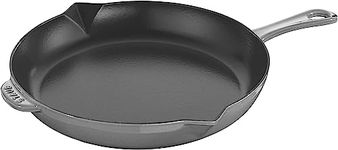 Staub Cast Iron 10-inch Fry Pan - Graphite Grey, Made in France