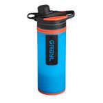 GRAYL Geopress 24 oz. Water Purifier Bottle Ideal for Global Travel, Backpacking, Camping, Hiking & Survival Bali Blue