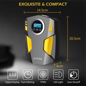 SYTUNG Digital Tyre Inflator – Portable Air Compressor Pump