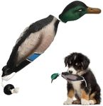 MANMANTAO Duck Dummy Bumper Mimics Dead Duck Bumper Toy for Training Puppies or Adult Hunting Dogs, black