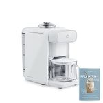 Springlane Kitchen Vegan Milk Maker Mila 600 ml, Plant-Based Auto Programs (Almond, Cashew, Oat, Soy, Coconut), No Soaking, Auto-Clean Function, Delay Start, Recipe Book