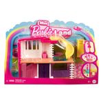 Barbie Mini BarbieLand Doll House Sets, Mini Dreamhouse with Surprise 1.5-inch Barbie Doll, Furniture & Accessories, Plus Elevator & Pool, 4Y+, HYF47