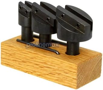 3 PC 1/2'' Shank 3/4'' - 1-1/2'' Fly Cutter Set Cutting Milling Hardened Tool Bits