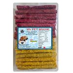 MS PET HOUSE Dog Chew Sticks Munchy Stick Mix Flavours 900 Gram Dogs Snacks, Treats (450G Chicken Flavor and 450G Mutton Flavor Pack of 1), All Life Stages