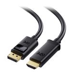 Cable Matters Unidirectional DisplayPort to HDMI Adapter Cable (DP to HDMI) 10 Feet