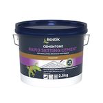 Bostik Cementone Rapid Setting Cement, For Interior & Exterior Use, Waterproof, Colour: Grey, 2.5kg,packaging may vary