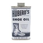 Huberd’s Shoe Oil - Leather Conditioner and Waterproofer Since 1921. Easy Pour Formula Waterproofs, Softens, and Conditions Boots, Shoes, Bags, Belts, Gloves, Saddles, Tack and Harness.