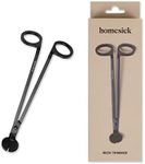 Homesick Candle Wick Trimmer Polished Stainless Steel Wick Clipper Cutter Candle Care Accessory for Cleaner Burn and Prevents Soot Build-up