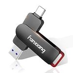 fanxiang 512GB USB Stick, Up to 560 MB/s, Fast External SSD USB C Memory Stick, Type C+ USB A USB3.2 Gen2 USB Drive Compatible with Windows/Mac OS/Android-FF520