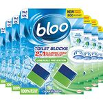 Bloo New Toilet Blocks, Pack of 14, Toilet Limescale Remover Cistern Block, Toilet Cleaner Block with Cleaning and Foaming Action, Toilet Fresheners - Limescale Prevention